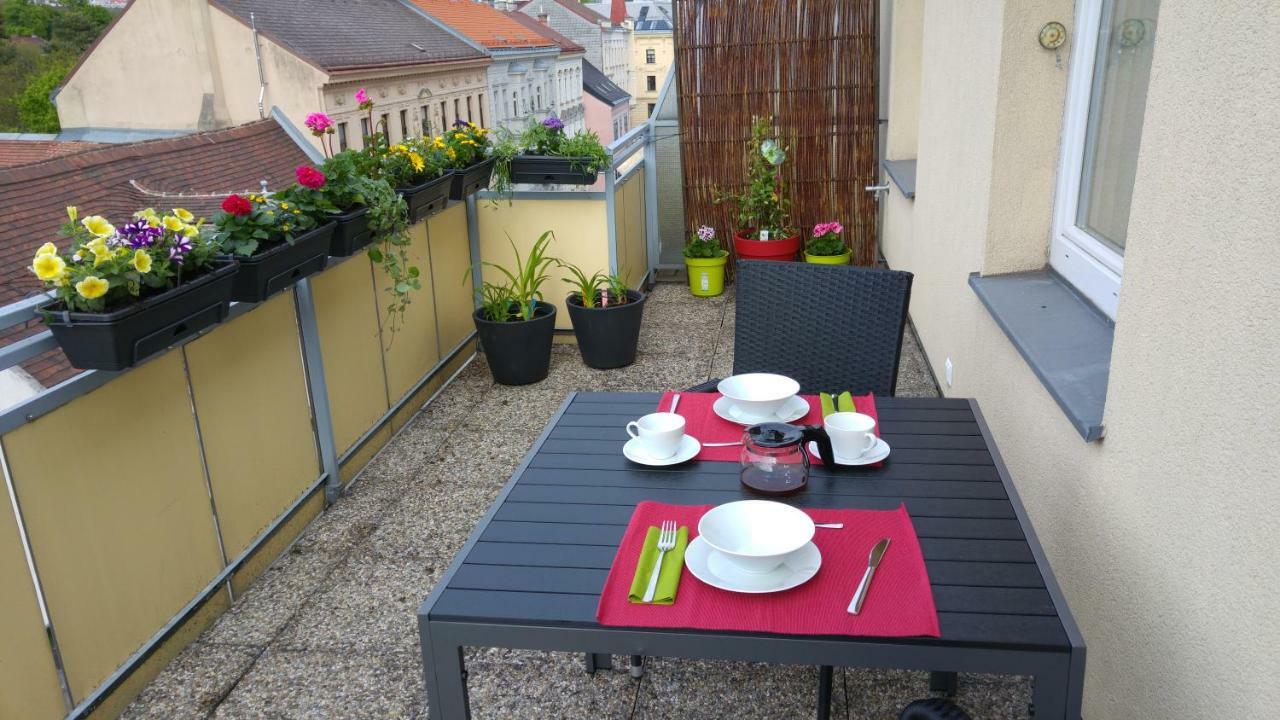 Apartment Visit Vienna Roof Terrace Morning Sun Esterno foto